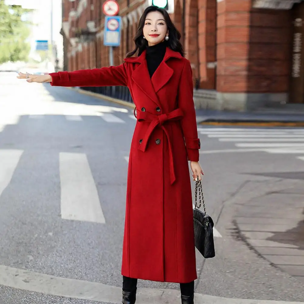 

Popular Notch Collar Winter Overcoat Women Overcoat Elegant Thermal