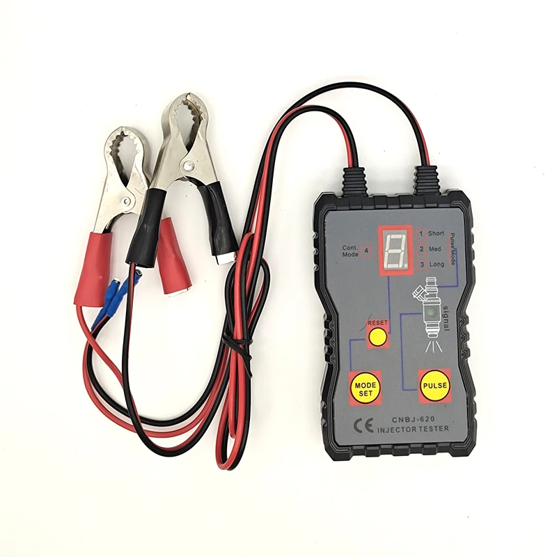 

Automotive Fuel Injector Tester 12V 4 Pulse Modes Handheld Car Vehicle Fuel Pressure System Diagnostic Scan Testing Tool Gauge