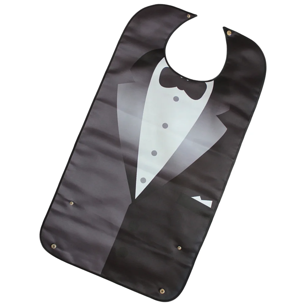 

Bib 1Pcs Waterproof Clothing Apron Clothes Anti- oil Buckle Aid Apron with Optional Crumb Catcher for Disabled Elderly