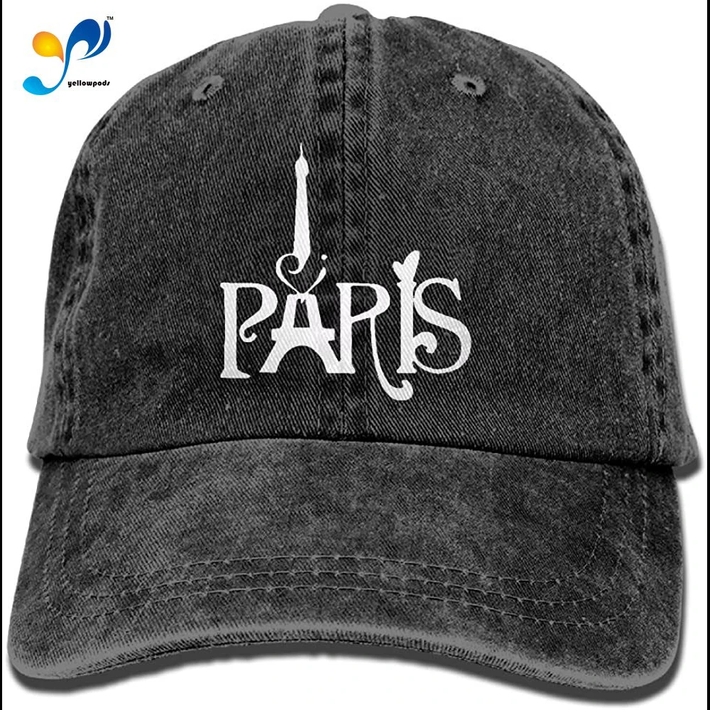 

Unisex Baseball Cap Denim Hat French Paris Eiffel Tower Adjustable Snapback Cricket Cap Sombrero De Mujer