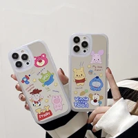 disney toy story winnie the pooh lens phone cases for iphone 13 12 11 pro max mini xr xs max 8 x 7 se 2020 back cover
