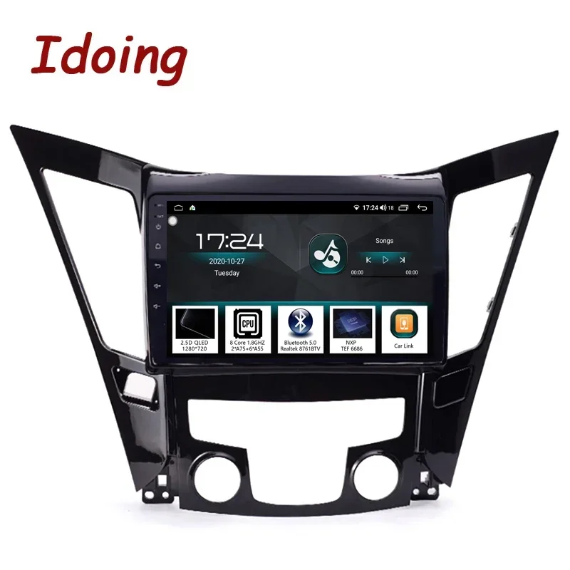 Idoing10 2 &quotавтомобильный головной прибор Android-радио мультимедийный плеер для Hyundai