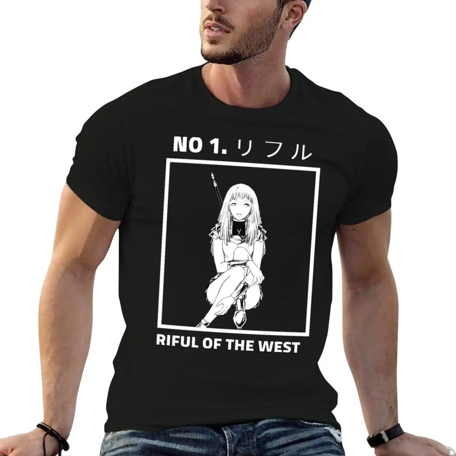 Claymore Riful of the West Manga графическая подарочная футболка для фанатов винтажные