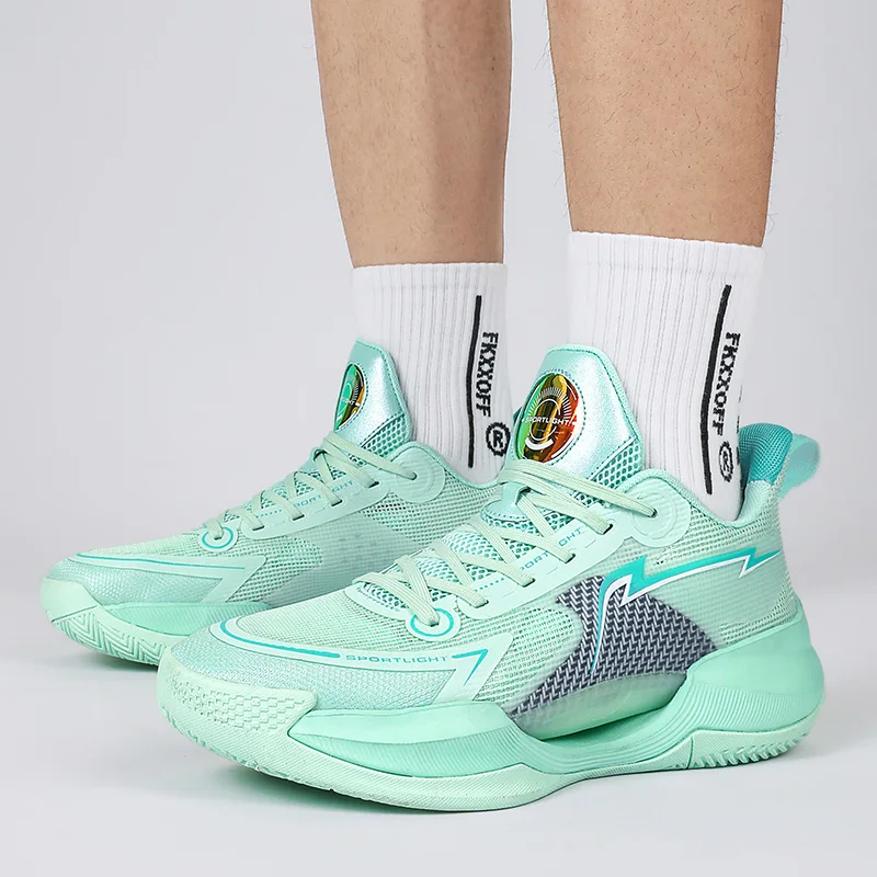 QNX-A25 UltraLight High Quality Men Basketball Sneakers Training Sports Shoes Breathable Cushion High-top Basketball Shoes 36-46