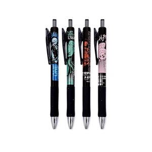 4/8Pcs One Piece Pen Anime Pen 0.5mm Quick Dry Black Ink Free Shipping One Piece Stationery Store School Tools office Signature