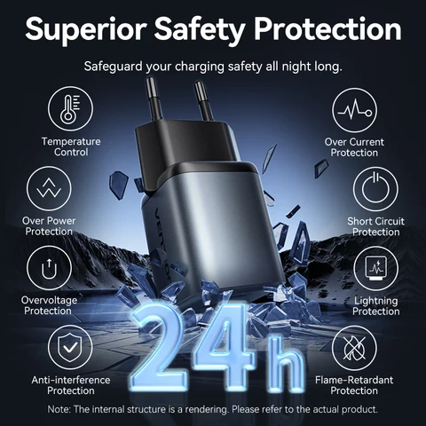 Зарядное устройство Vention GaN 30W PD QC3.0 для быстрой зарядки телефонов iPhone 17 16 15 Pro Max, Samsung, Xiaomi, iPad, быстрое зарядное устройство USB-C