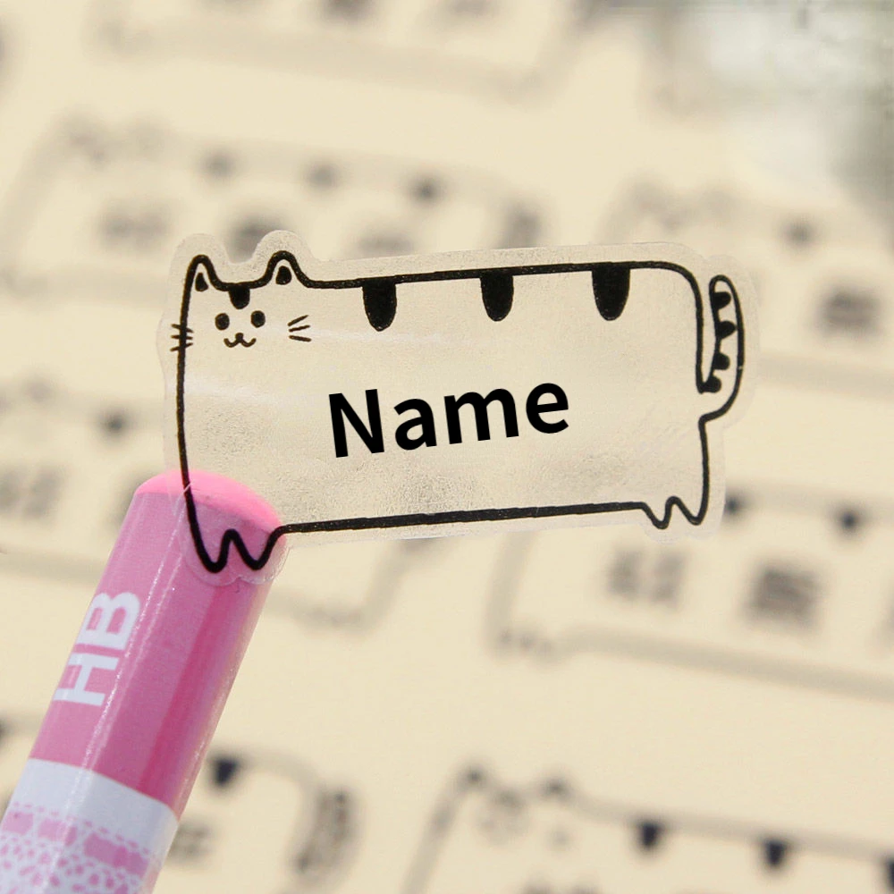 

Наклейка большого размера с именем на заказ, 32/60 шт.