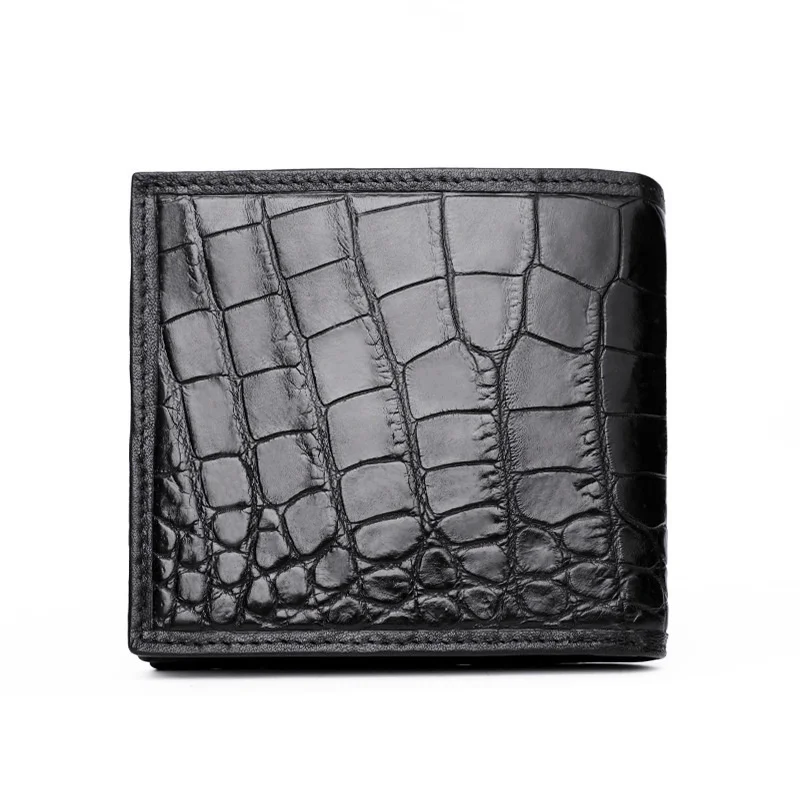 New Genuine Leather Men's Business Fashion Wallet High Quality Luxury Purses Trend Multiple Card Positions Bifold Small Wallet