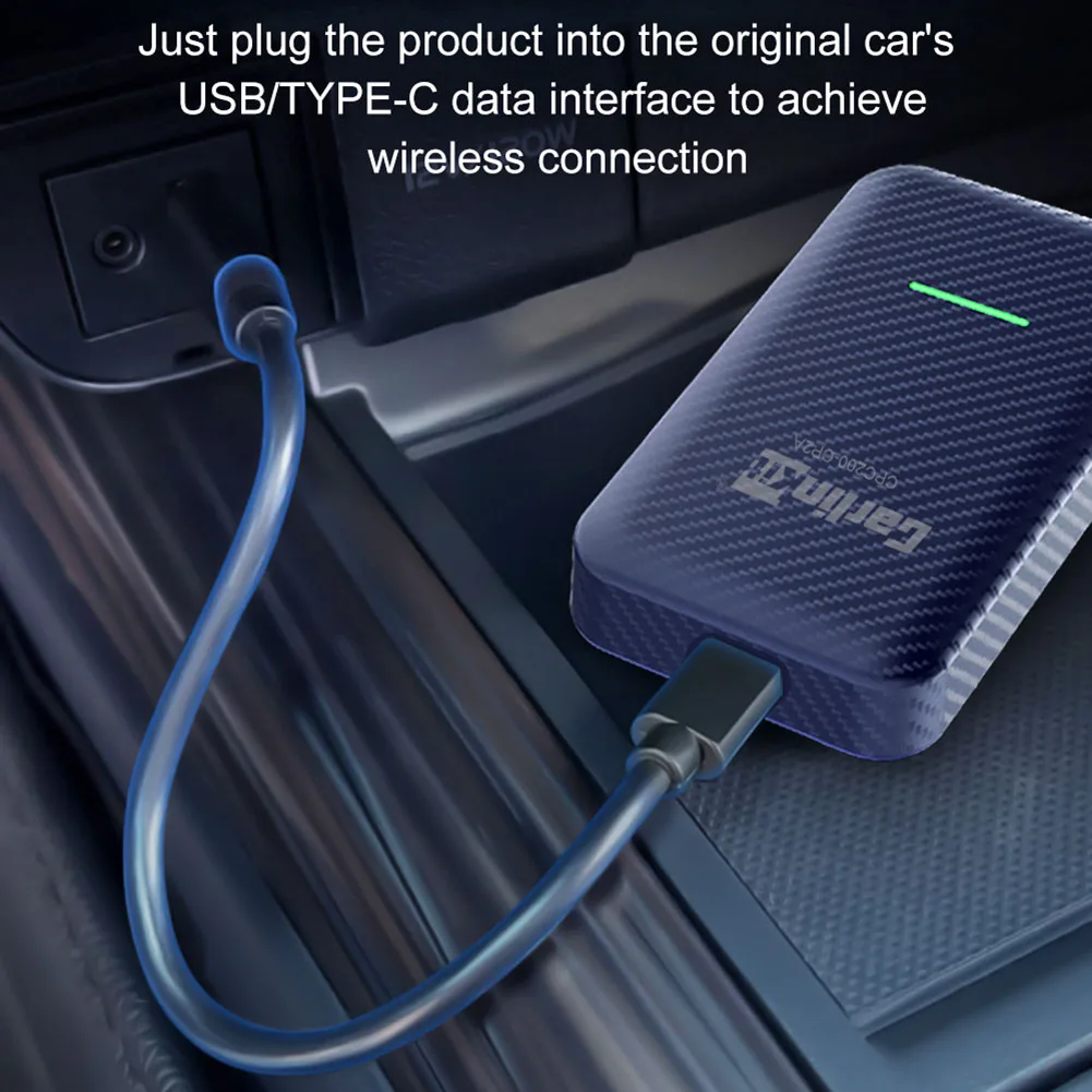 

Carlinkit 4,0 для проводного и беспроводного адаптера CarPlay, Автомобильный ключ Android, автомобильный мультимедийный плеер, активатор, аксессуары DC 5V