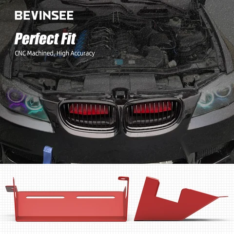 BEVINSEE 1 пара воздухозаборников для BMW E90 E92 E93 325i 330i 335i 328i 323i 335d 2007 2008 2009 2010 2011 2012
