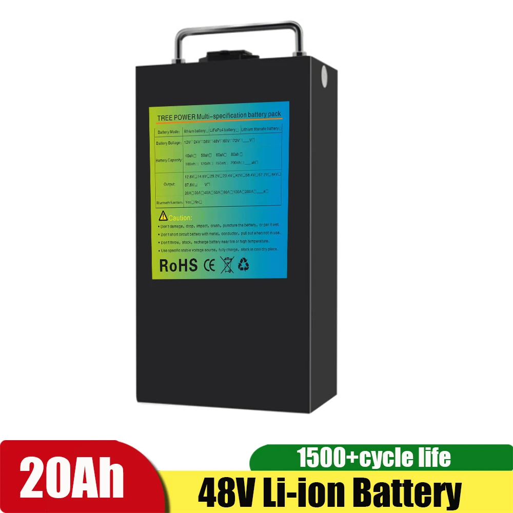 

Литий-ионный аккумулятор BMS для скутера Harley Citycoco, батарея 48 В, 20 Ач, 25 Ач, 30 Ач, 12 Ач, 15 Ач, 18 Ач, зарядное устройство 3 А