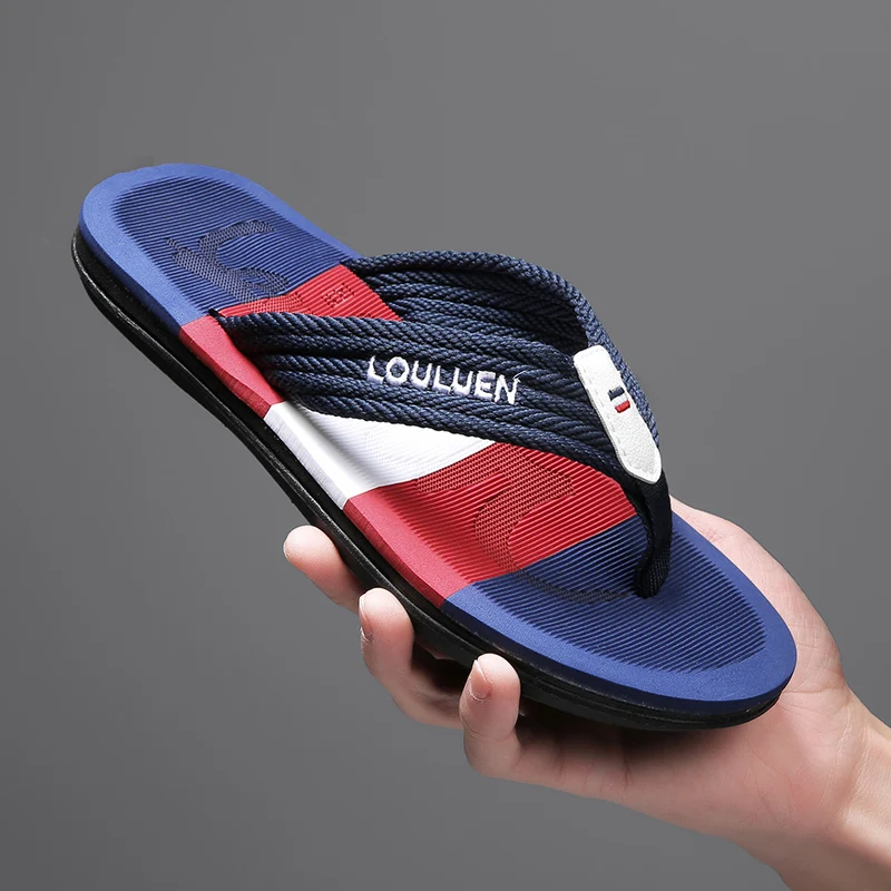 

Men Fashion Breathable Casual Men Slippers Summer Outdoor High Quality Flip Flops Men Summer Beach Slippers Zapatillas Hombre