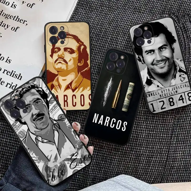 

YNDFCNB Pablo Escobar Phone Case For iPhone 13 Pro MAX 14 11 12 Mini X XS XR 6 7 8 Plus SE 2020 Soft TPU Cover