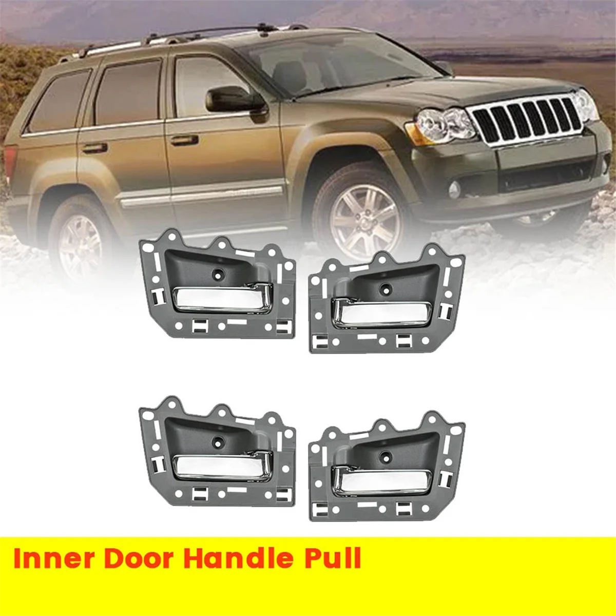 4 шт./комплект внутренняя дверная ручка для Jeep Grand Cherokee 2005-2011 1JV471J3AA 1JV461J3AA 5HR411J3AK