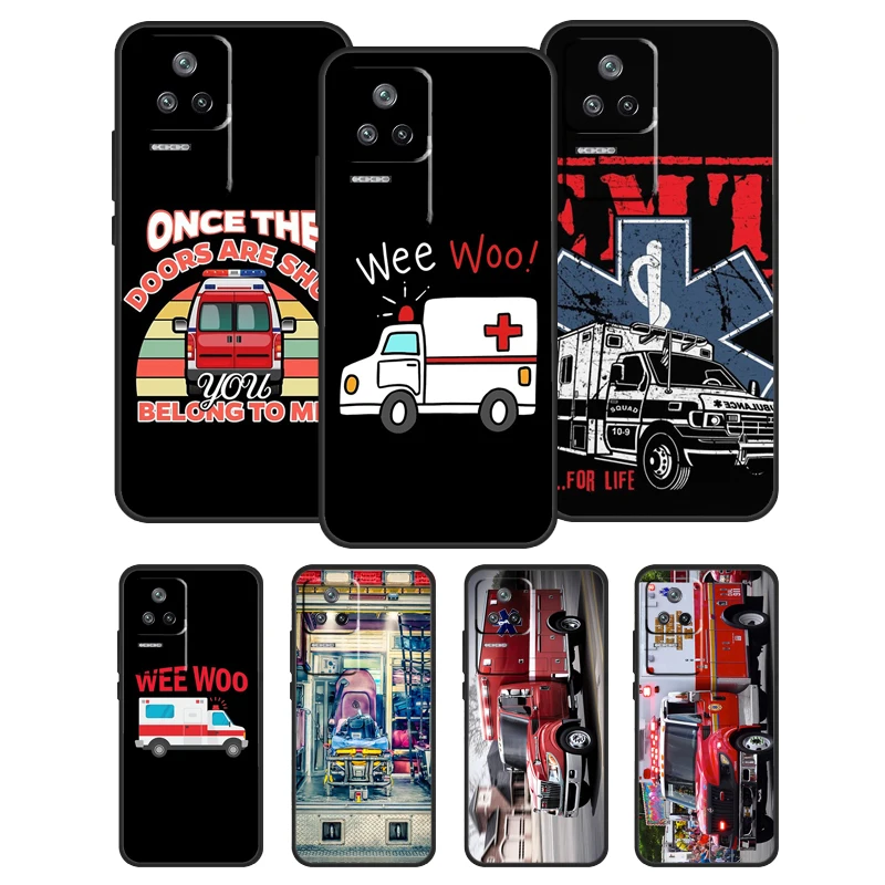 Чехол EMT EMS для машины скорой помощи POCO X3 X4 Pro F4 GT M3 M4 F3, чехол для Xiaomi 12S Ultra 12 11T Pro Mi 11 Lite