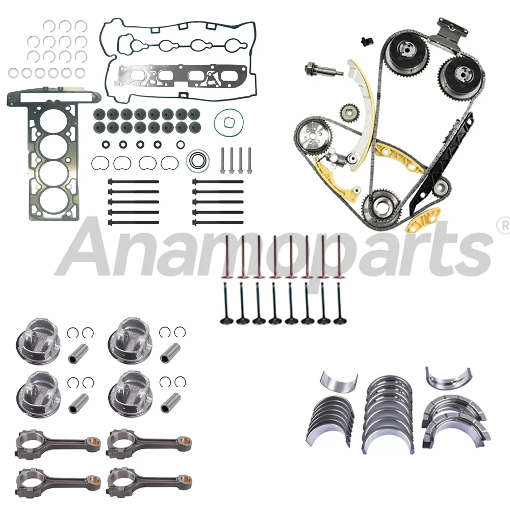 Комплект для ремонта головки поршня цепи ГРМ 2.4L 10-17 Chevrolet Captiva Equinox Buick Allure GMC Terrain 2.2T