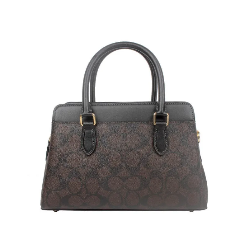 Женская кожаная сумка через плечо из ПВХ Coach