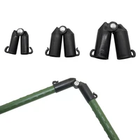 adjustable v type connector clip for 11mm16mm20mm plant grafting stakes gardening pillar support forks 2 pcs