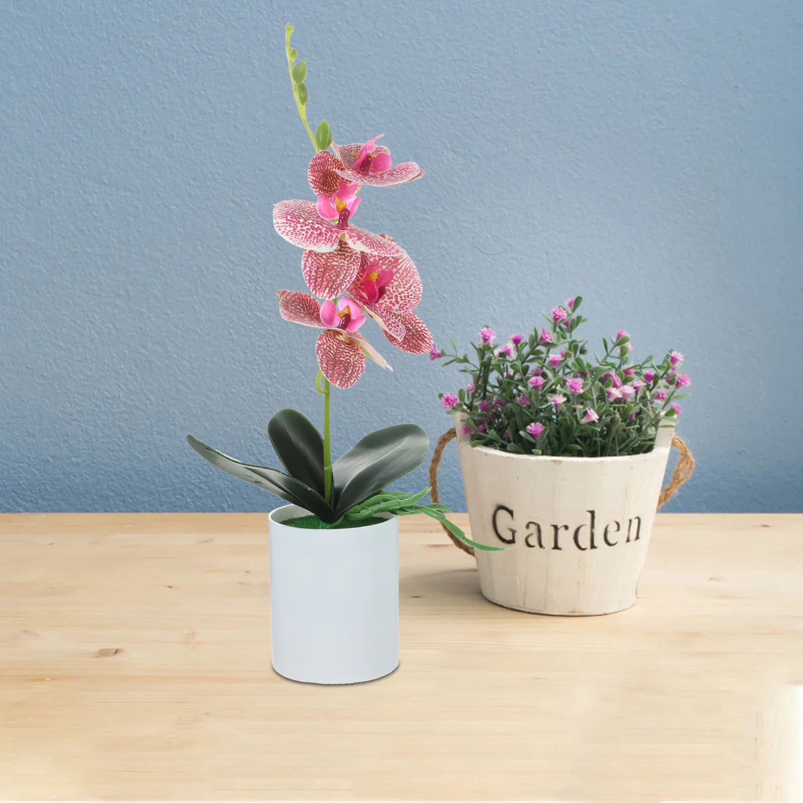 Садовые настольные украшения 5 шт. искусственные растения в горшках