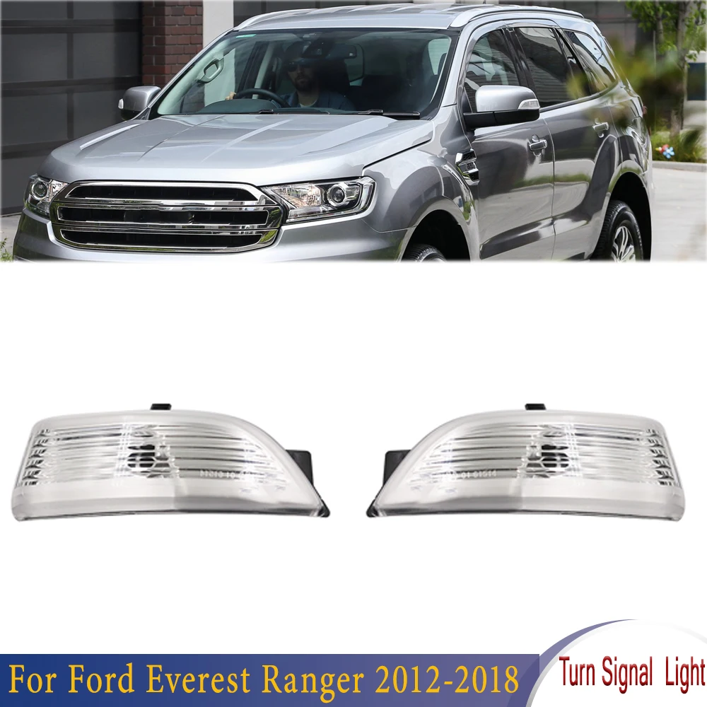 

Rear View Mirror Side Light Rearview Mirror Turn Signal Reflector Signal Lamp Housing For Ford Everest Ranger 2012-2018 For Car