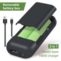 type c 18650 battery holder charger box 5v 2a usb charging power bank case 18650 battery charge case for 18650 lithium battery