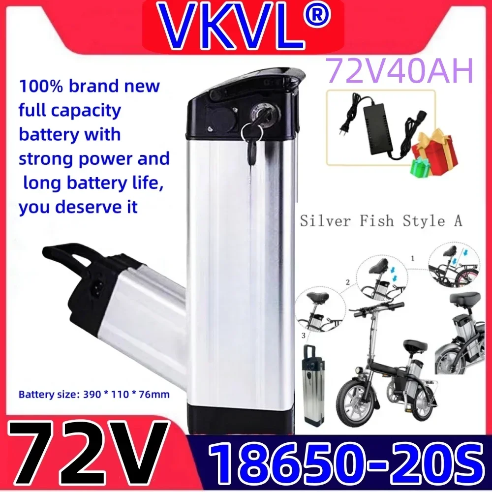 Литиевая батарея 72 в 20-40 ahahдля быстрой воздушной перевозки новая полная мощность