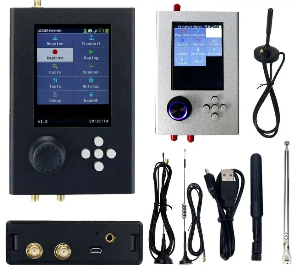 

PortaPack H2 + HackRF One + 5 антенн SDR программно определяемое радио 1 МГц-6 ГГц DIY