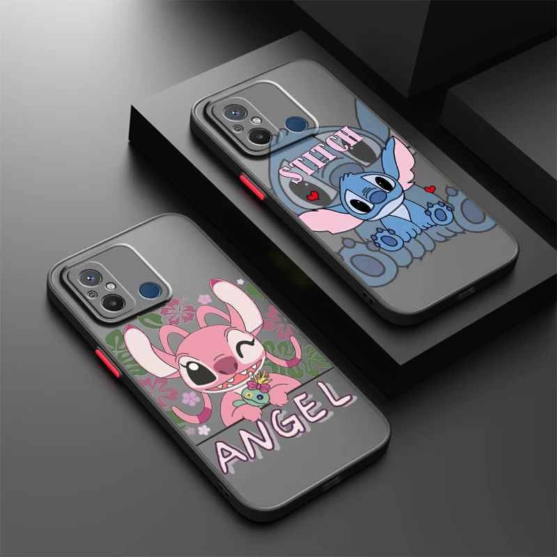 

Stitch Lilo Cartoon For Xiaomi Redmi 12 12C 10 11A 10X 10C 9C 9A 9AT 9 8A 8 Frosted Translucent Hard Phone Case Phone Case