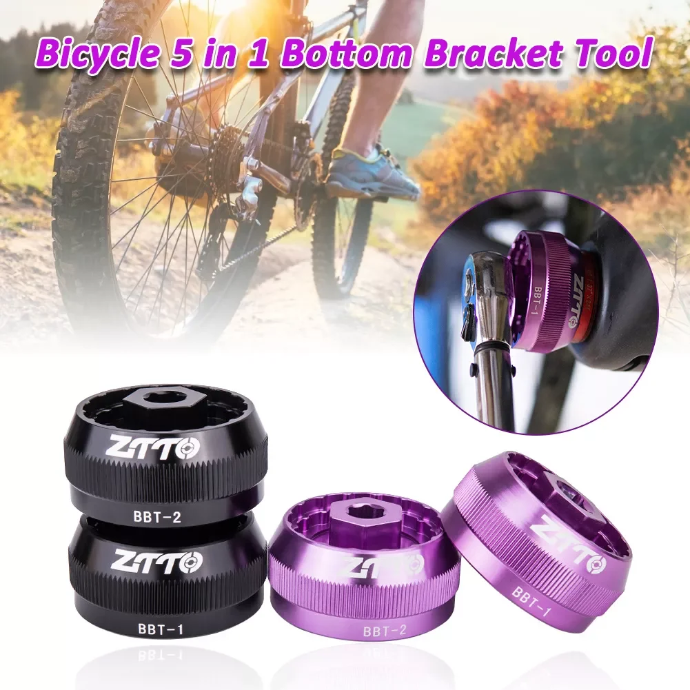 

Bicycle 5 in 1 Bottom Bracket Tool Aluminum for DUB BBR60 MT800 BB9000 BB93 MTB Mega BSA30 BB386 Bicycle Repair Tools