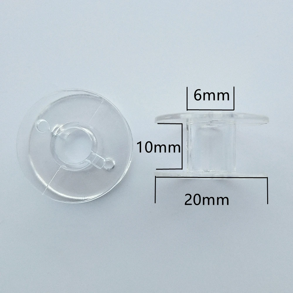 10Pcs/lot Sewing Bobbins Transparent Colorful Spools Home Universal Machine DIY Plastic Empty Tool Accessories Threads |