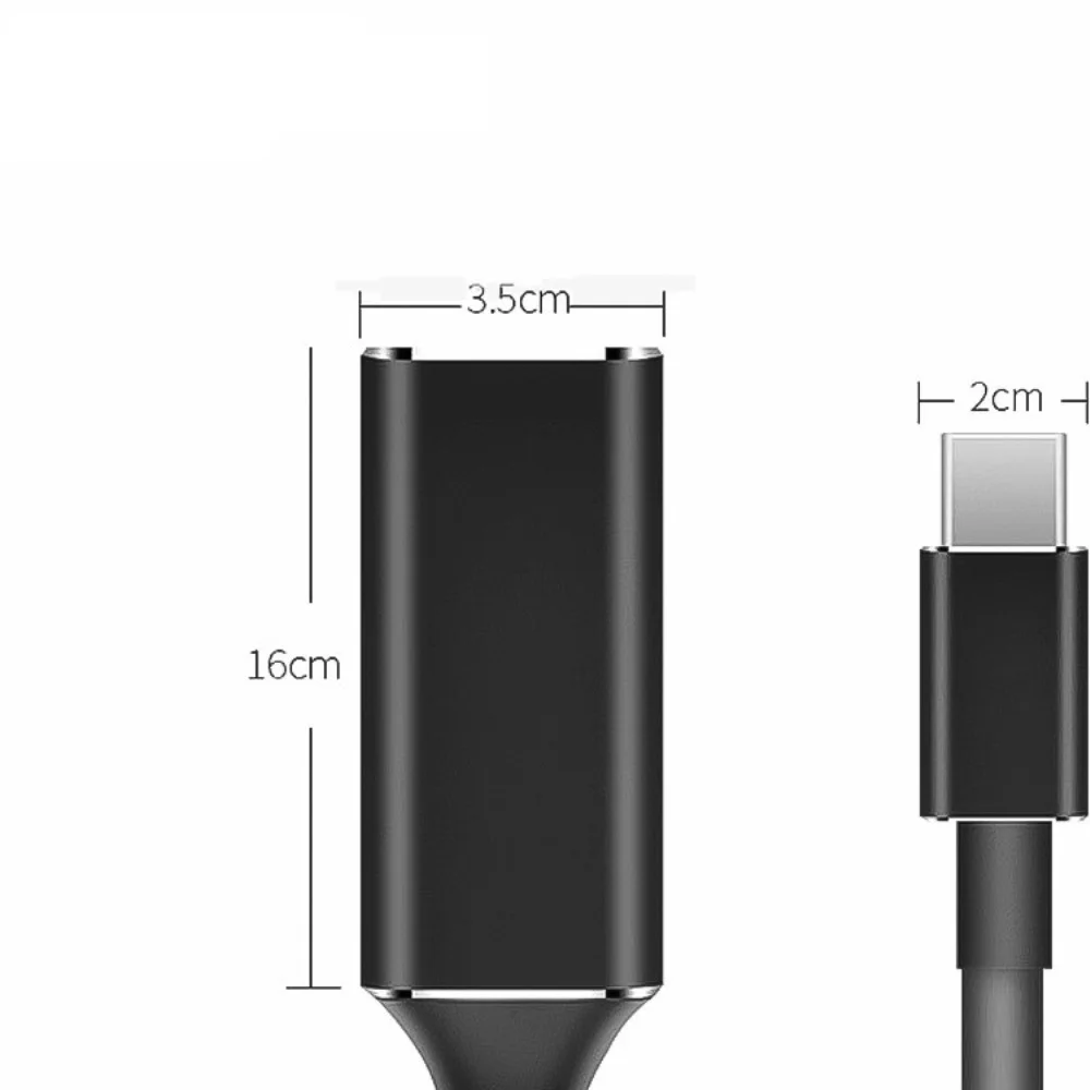

USB Type C Adapter USB 3.1 (USB-C) to HDMI-compatible Adapter Male to Female Converter for PC Computer TV Display Phone