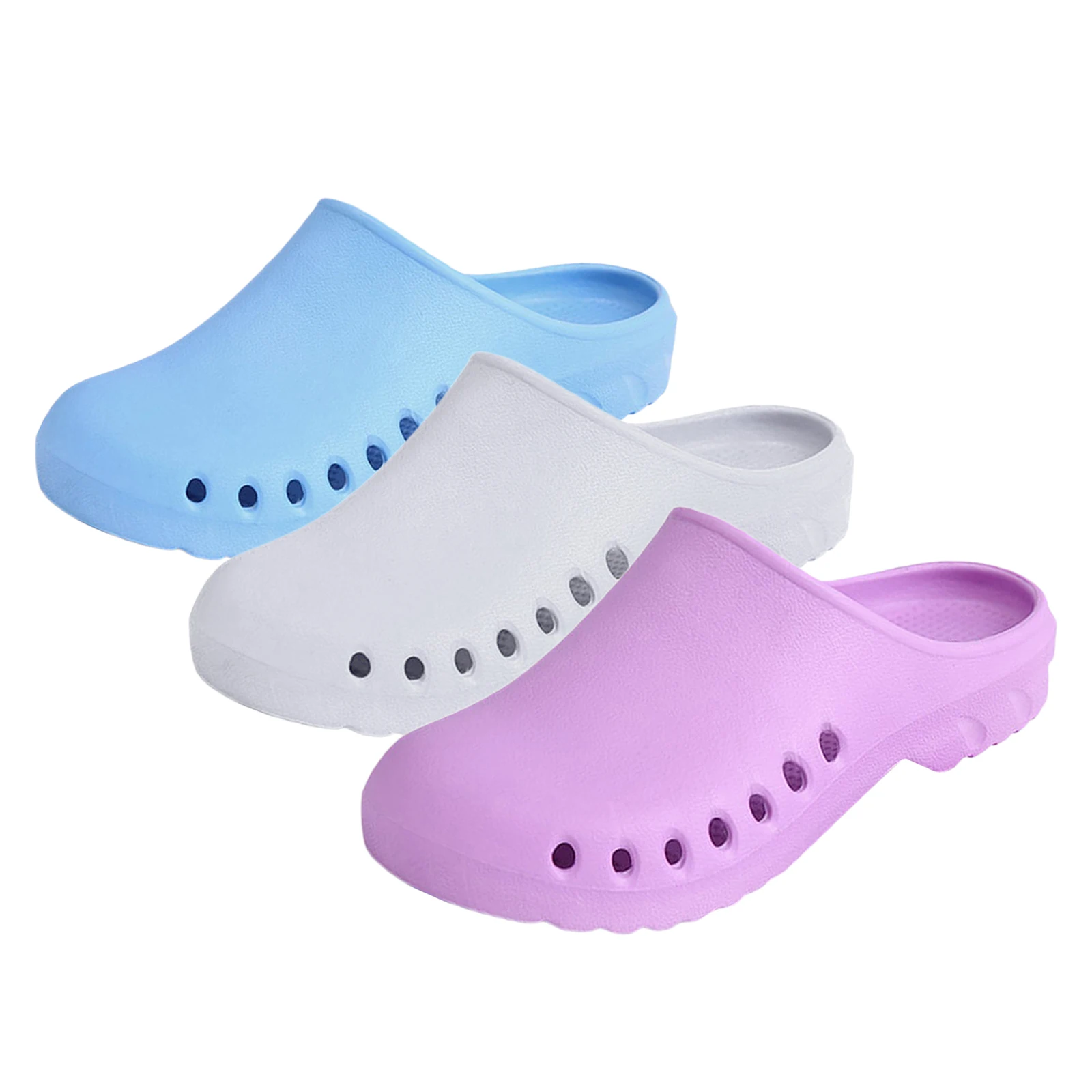 

Medical Shoes Women Nurse EVA Non-slip Laboratory Doctor Clogs Surgical Shoes Casual Beach Adjustable Work Slippers