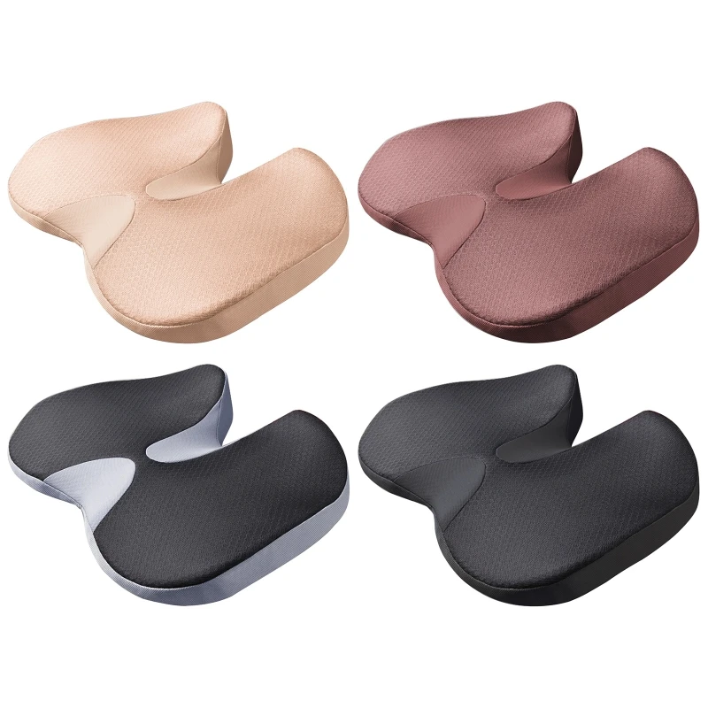 

Simple Enhanced Seat Cushion Memory Foam Coccyx Cushion Office Car Seat for Tailbone Pain Back Sciatica Support