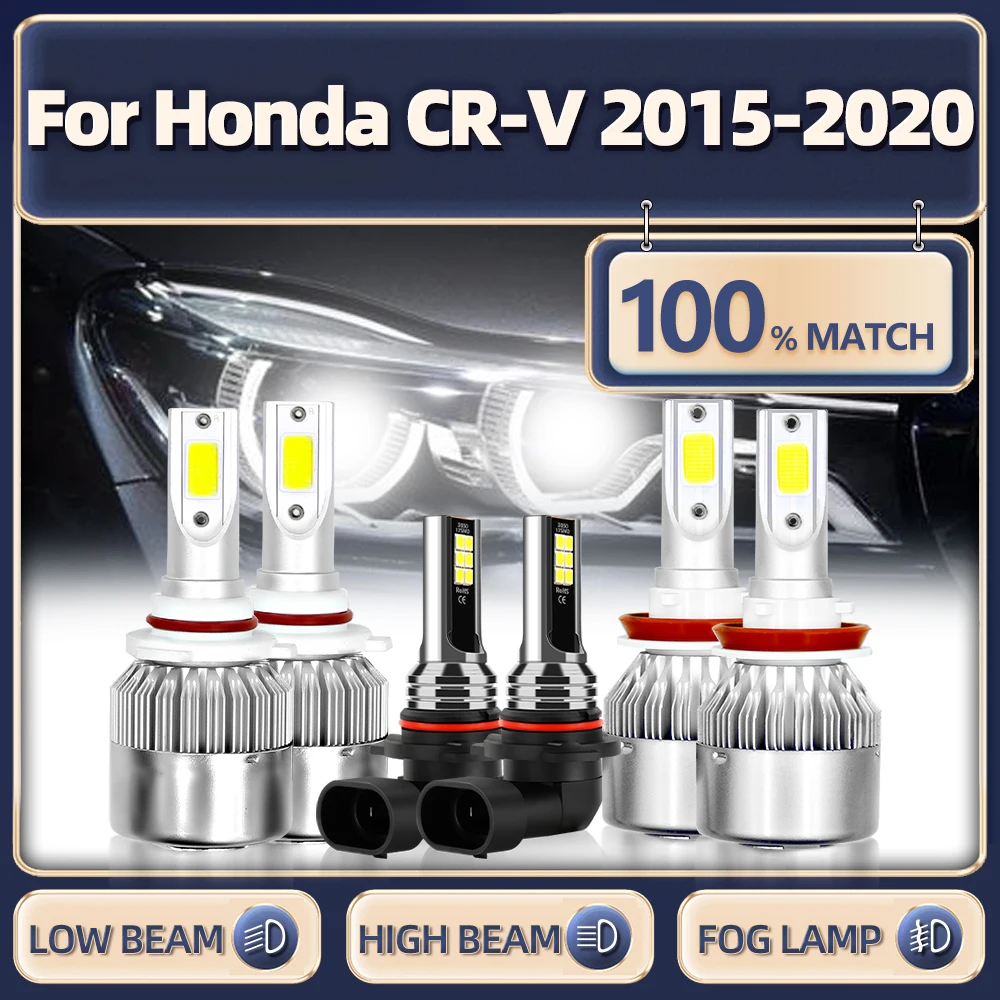 

9005 лм фонарь для автомобиля H11 6000 HB3, автомобильный налобный фонарь 12 В 2016 K, противотуманная лампа для Honda CR-V 2015 2017 2018 2019 2020