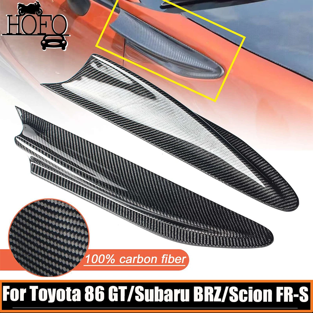 Переднее боковое крыло сплиттер вентиляционное отверстие из углеродного