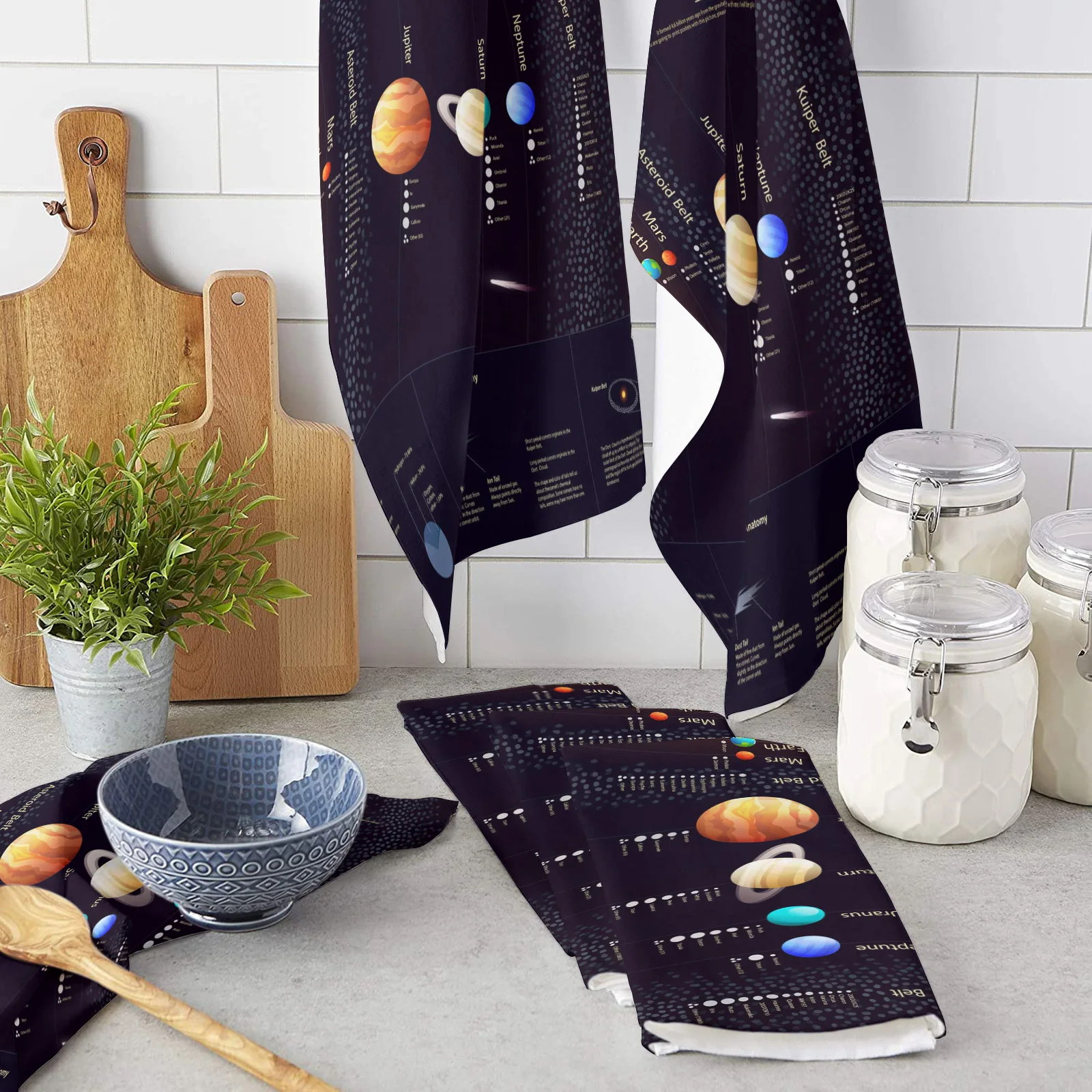 

Кухонное полотенце из микрофибры с изображением космоса