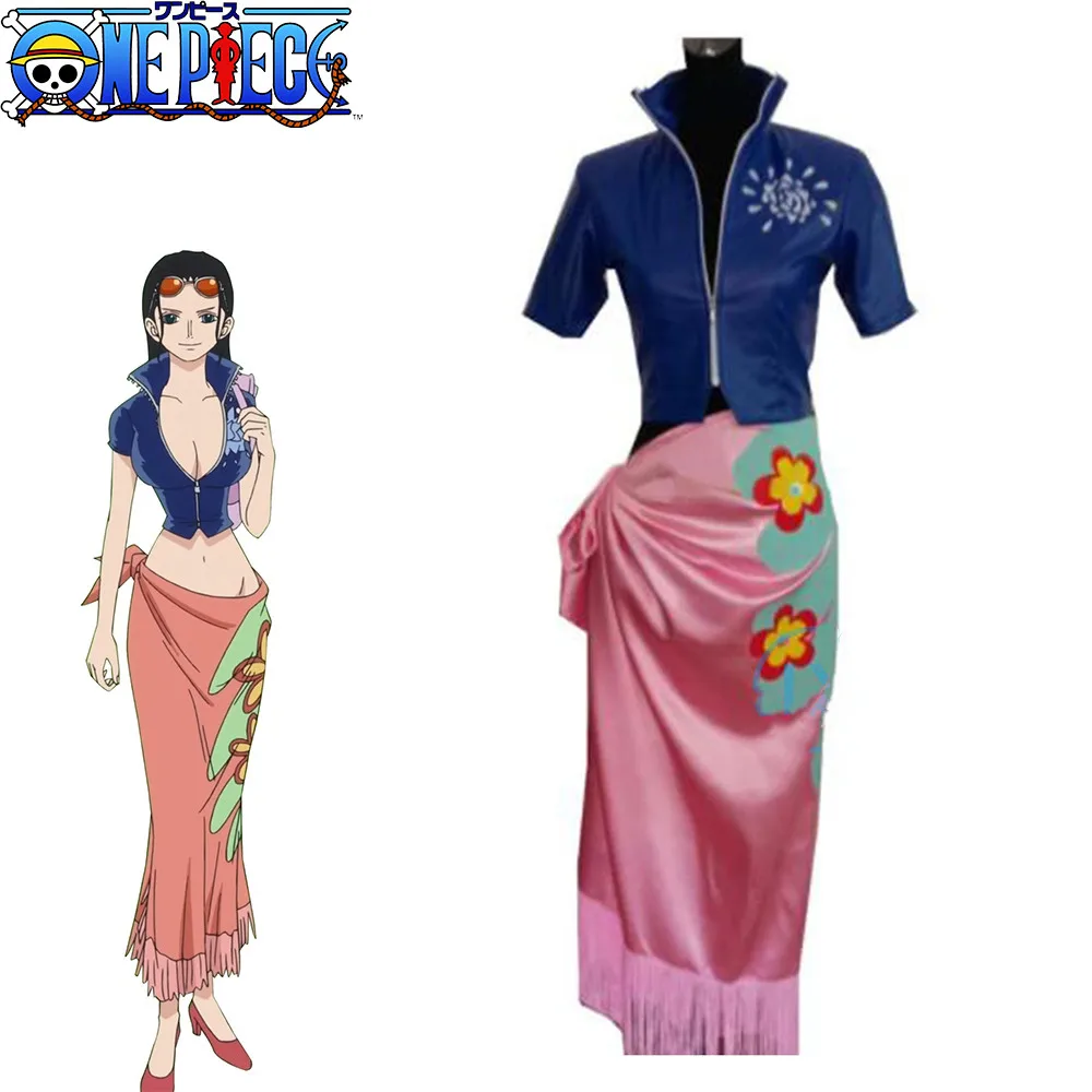

Anime Nico Robin Cosplay Costume Two years later Costume Halloween For Women Clothes