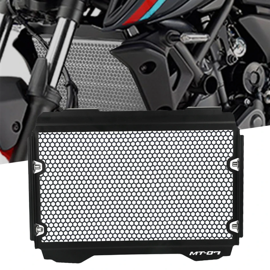 

Для YAMAHA MT07 MT-07 FZ07 аксессуары для мотоциклов 2021 защита для радиатора Решетки Гриля Защитная крышка MT FZ 07 Защита радиатора