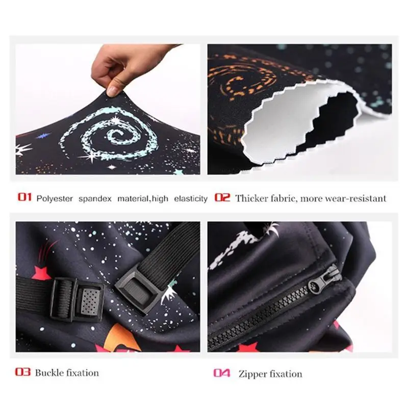 18-22inch New World Map Printed Thicker Travel Luggage Protective Cover Suitcase Case Travel Accessorie Baggag Elastic Supplies