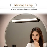 led makeup lamp light usb eye protection rechargeable portable hanging magnetic lamp touch switch mirror light selfie light