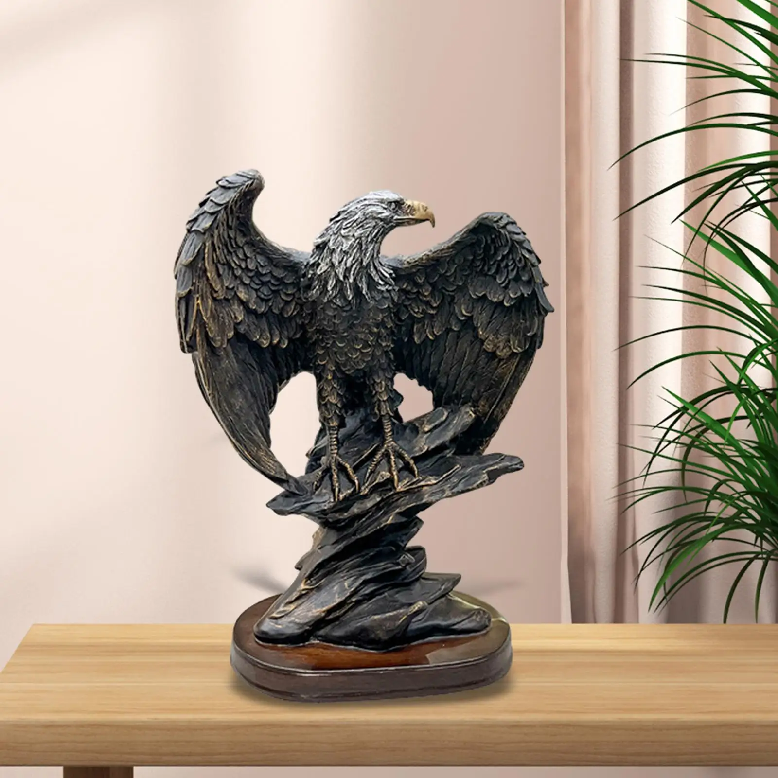 

Bird Statue Polyresin Gift Creative for Cabinet Dining Room Bookshelves