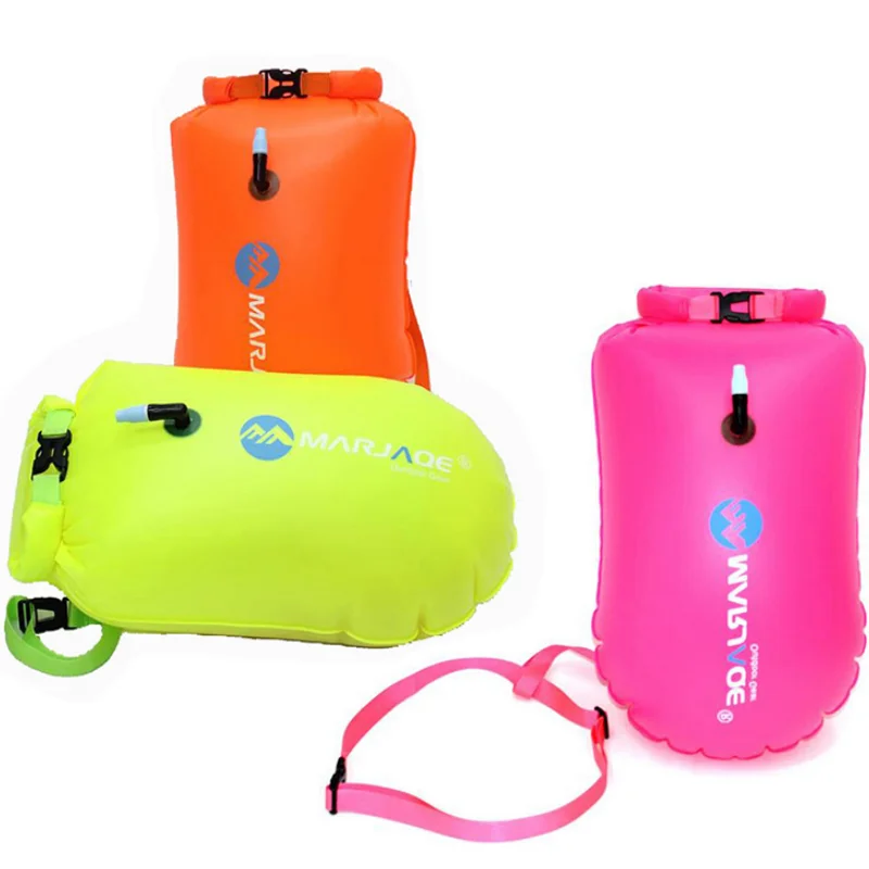 Outdoor Swimming Buoy Multifunction Swim Float Bag Dry Sack Waterproof Storage Bag PVC Lifebelt Bolsa Impermeable Water Sports