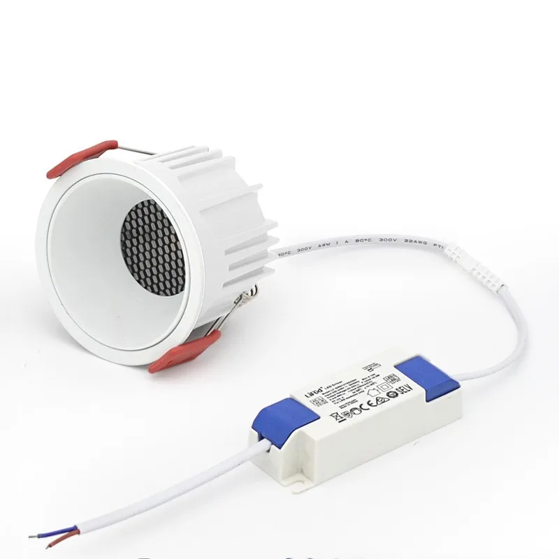 Круглый безрамочный монолитный блок искусственных элементов 7 Вт 9 12 15 18 24