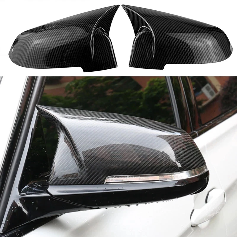 

Carbon Fiber Rear View Mirror Cover Side Mirror Cap For BMW 5 Series F10 F11 F18 2014 2015 2016 2017