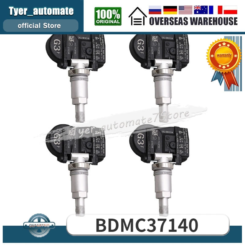 Датчики давления в шинах TPMS 433 МГц BDMC37140 для Mazda 3 (BP) 2019-2024 B-hatxev 2020-2025 CX-30 2019-2024 _ (KF) 2020-2026