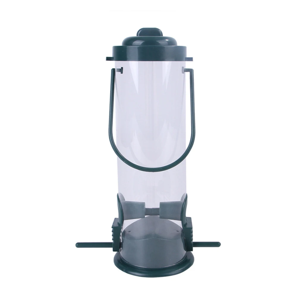 Pet Bird Feeder Food Dispenser Outdoor Hanging Multiple Holes Flying Animal Automatic Foot Feeding Tool 1pc | Дом и сад