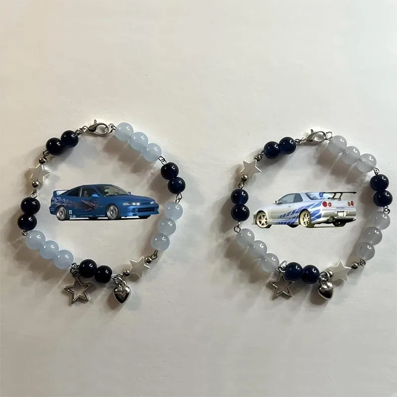 Подходящие к нему браслеты Furious charm Y2K ручной работы