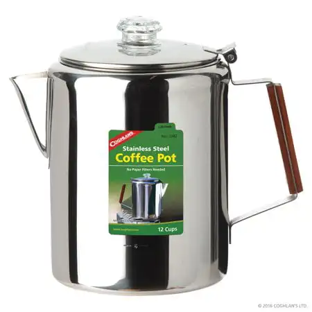

Coghlan Stainless Steel Coffee Pot 12-Cup accessories Sale product