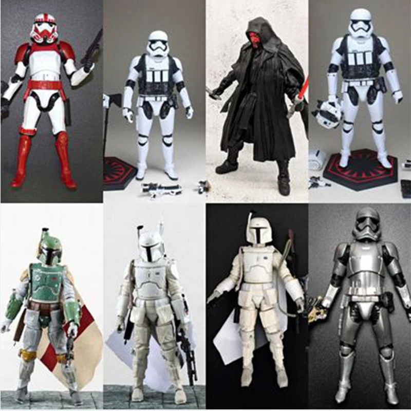 S The Black Series Figurines Archive Clone Commander Cody Toy 6-inch Action Figure Statue Model Doll Toy
