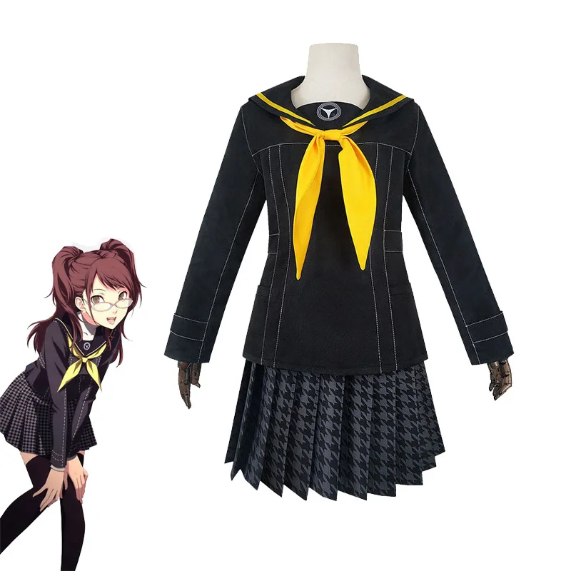 

Аниме игра Persona 4 Kujikawa Rise Косплей Костюмы Школьная форма матросский костюм женский костюм для вечеринки Хэллоуин